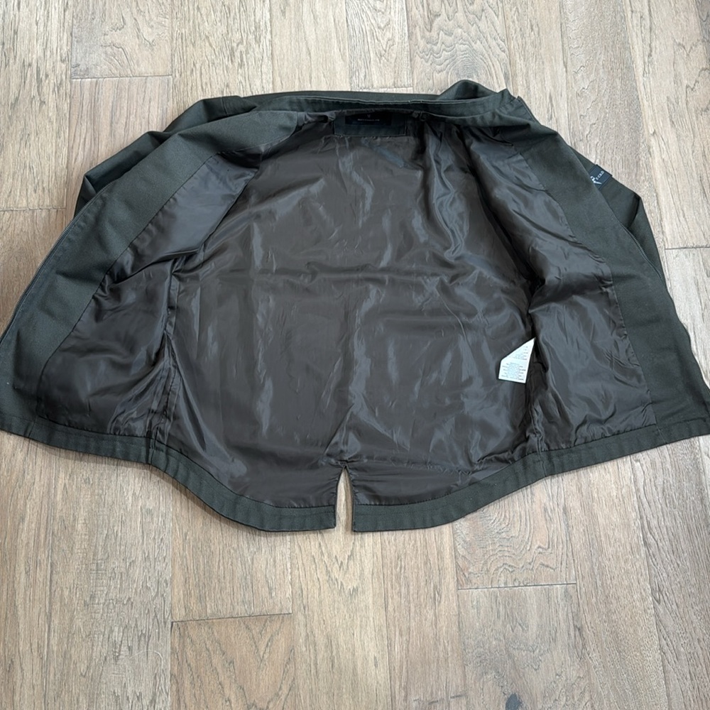 EUC Men's Olive Green Marc Ecko Military Jacket Size Medium - Picture 4 of 10